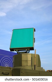 All-around Antenna Of The Air Defense Complex, Made Of Phased Array Technology, On A Rotating Platform