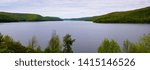 The Allegheny Reservoir in Warren County, Pennsylvania, USA behind Kinzua Dam on a spring day