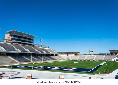 Allen, Texas. USA - March 28 2015.  Allen Eagles High School New Stadium