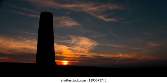 Allendale chimneys sunset sillhouette 