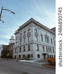 Allentown city building in autumn