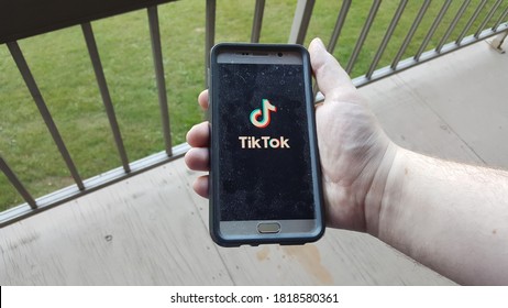 ALLENTOWN, PENNSYLVANIA, US - September 19, 2020: U.S. Ban Of TikTok App Delayed Pending Oracle Deal. 