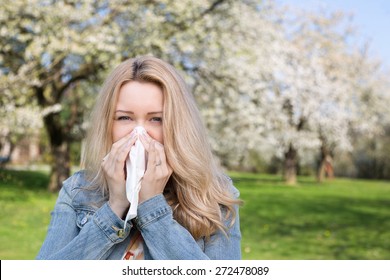 Allergy, Woman, Spring