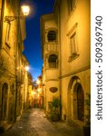 alley of the old town of Campobasso