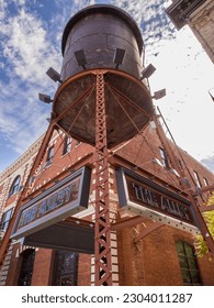 The Alley Water Tank Tower in Montgomery  Alabama  USA 