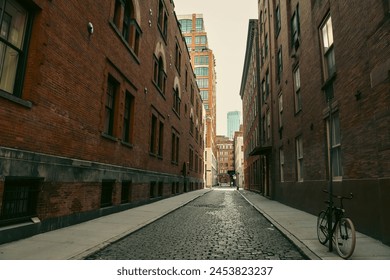 Alleys of Tribeca Neighborhood - Lower Manhattan, New York City - Powered by Shutterstock