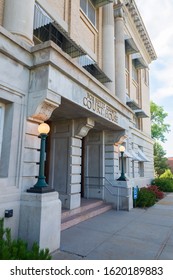 Alliance, Nebraska - July 26, 2014: The Front Of The Box Butte County Courthouse