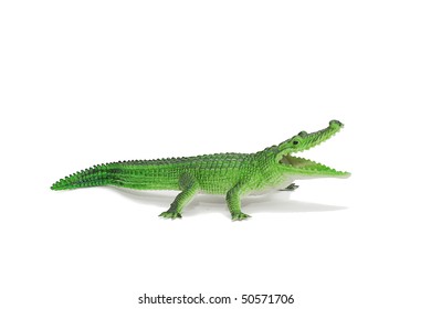 large plastic crocodile toy