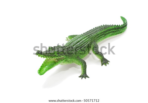 plastic crocodile toy