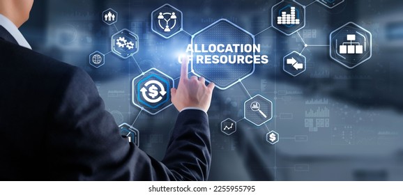 Allocation of Resources. Marketing Planning Strategy Concept. Business Technology - Shutterstock ID 2255955795