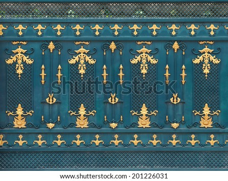 Alloys gate fence patterns 