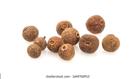 Allspice Peas Isolated On White