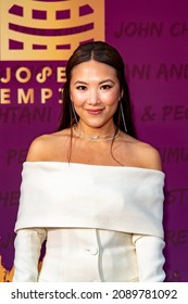Ally Maki attends 19th Annual Unforgettable Gala at The Beverly Hilton, Beverly Hills, CA on December 11, 2021