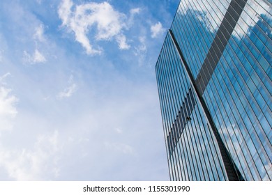 Almaty / Kazakhstan - Apr 2016: Alain Robert, French Climber Widely Known As Spiderman, Climbed Up One Of The Tallest Buildings In The City.