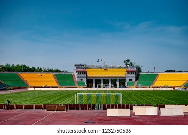 Almaty, Kazakhstan - June 2009: The Almaty Central Stadium In Kazakhstan