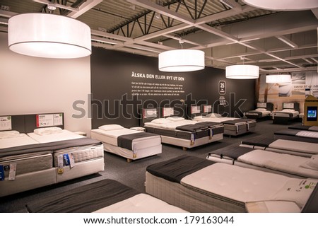 Almhult Swedenfebruary 19 2012 Ikea Beds Stock Photo Edit Now