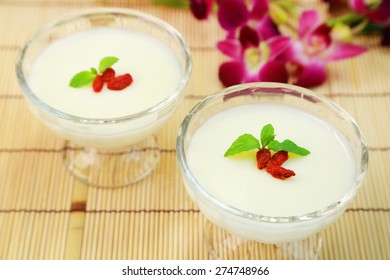 Almond Jelly/Chinese Food