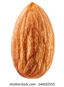 Almonds Isolated On A White Background