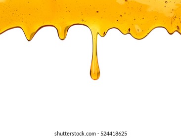 Almonds oil in bottle isolated on white background