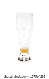 Almost Empty Beer Glass