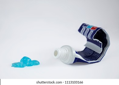 out of toothpaste