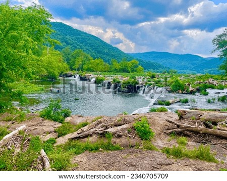 Almost Heavens Sandstone Falls in West Virginia
