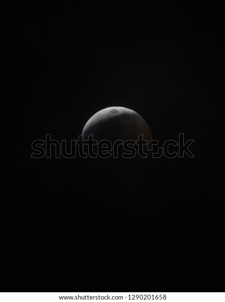 Almost Total Lunar Eclipse\
2019