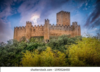 Almourol Castle Built By Templar Knights Stock Photo 1590526450 ...