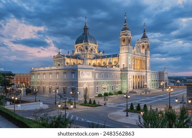 Almudena Cathedral in Madrid, Spain - Powered by Shutterstock