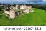 Alnwick Castle Northumberland rural England