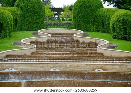Alnwick garden water fall feature