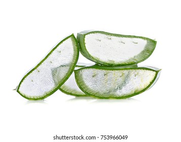 Aloe Vera On A  White Background.