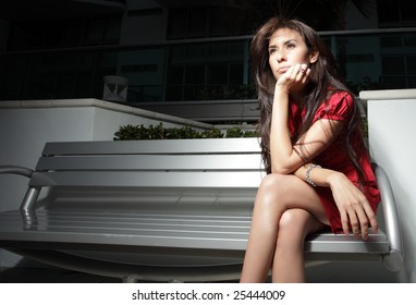 Alone on the bench