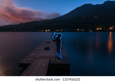 Alone in the world.