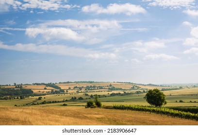 Along the 1066 country walk from Icklesham over the high weald and the Brede valley East Sussex south east England - Shutterstock ID 2183906647
