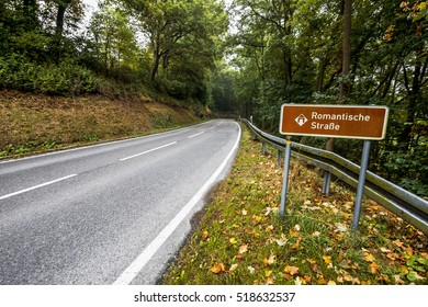 Along The Romantic Road In Autumn. Germany