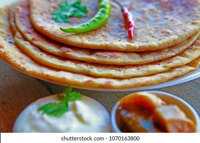 Aloo Paratha Close Up