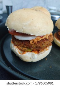 Aloo Tikka Home Made Burger