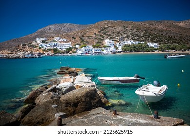 Alopronoia harbor, in Sikinos island, Cyclades, Greece