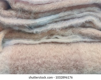 Alpaca Fabrics And Mohair Wool As A Texture