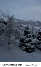 Alpes Snow Beautiful Landscape In Saint Martin De Belleville