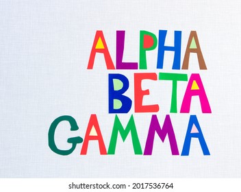 Alpha Beta Gamma Greek Alphabet And Corona Variants