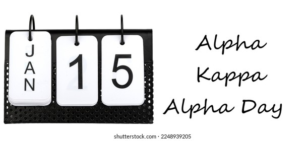 Alpha Kappa Alpha Day - January 15 - USA Holiday - Shutterstock ID 2248939205