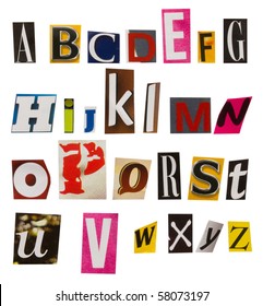 Magazine Cut Out Letters Hd Stock Images Shutterstock