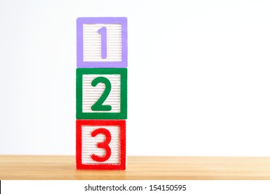 Alphabet Block With 123