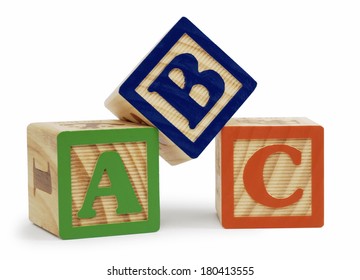 alphabet blocks - Shutterstock ID 180413555