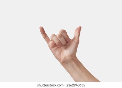 Alphabet Finger Spelling Female Hand.