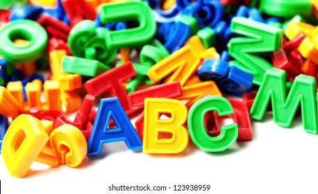 Alphabet Letter Abc Isolated Stock Photo (edit Now) 123938959