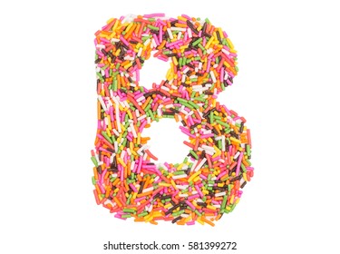 Alphabet Letter B Made Candy On Stock Photo 581399272 | Shutterstock