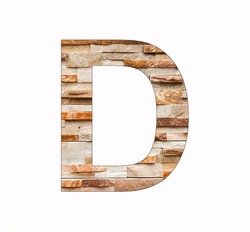 letter d magazine cut out font, ransom letter, isolated collage ...